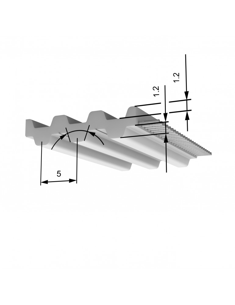 Linear belts binder custom 12 t5 dl m