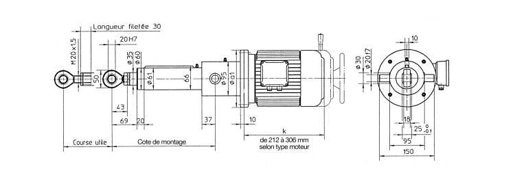 Courbes force vitesse et flambage