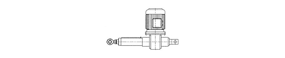 Mounting with screw reducer and fixation by rear clevis