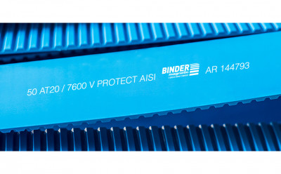 Laser-marked belts: in 2024, BINDER MAGNETIC will be doing away with inks!